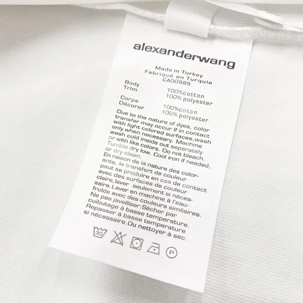 Alexander Wang Graphic Print Black T-Shirt - 3