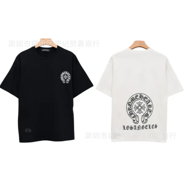 Chrome Hearts American Flag Graphic T-Shirt Black - 12