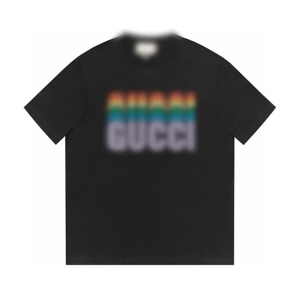 Gucci Rabbit Graphic Print Black T-Shirt - 6