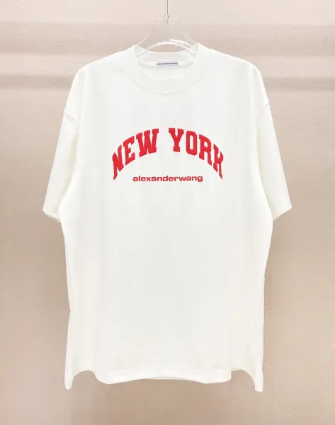 Alexander Wang Graphic Print Black T-Shirt - 32