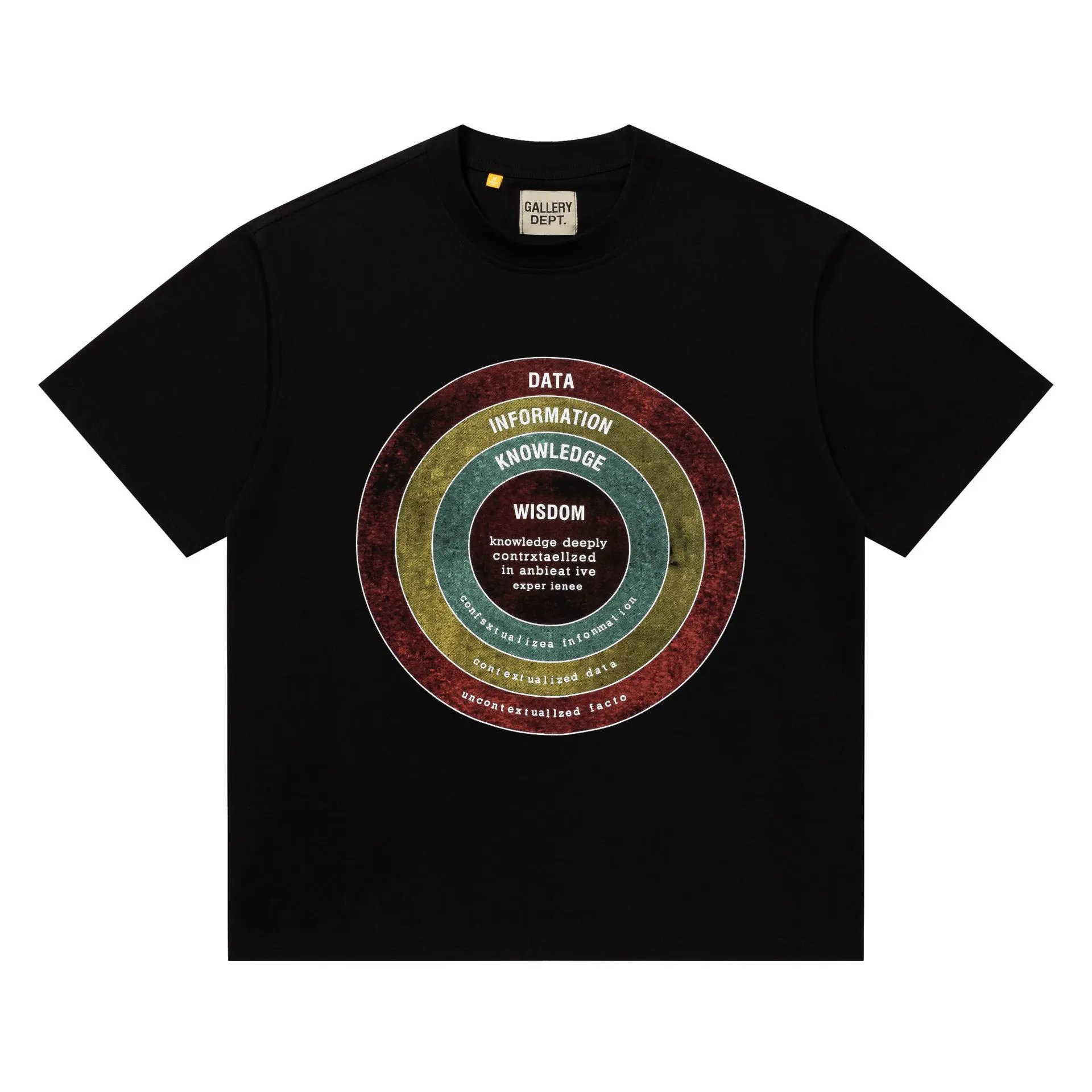 Gallery Dept. Data to Wisdom Graphic T-Shirt Black - 6