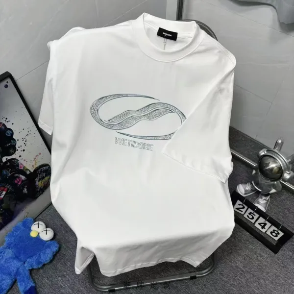 Design Wetoo Speed Graphic Print White T-Shirt T-Shirts - 11