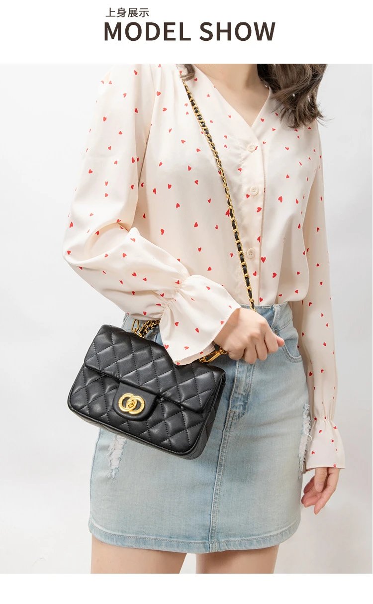 Chanel Classic Flap Bag White Quilted Leather Handbag - 15