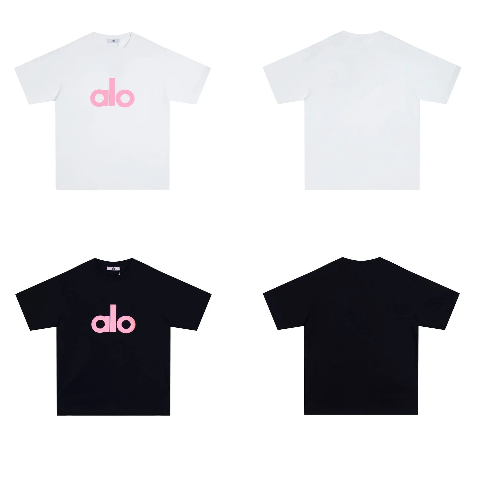 Alo Logo Graphic Black T-Shirt - 28