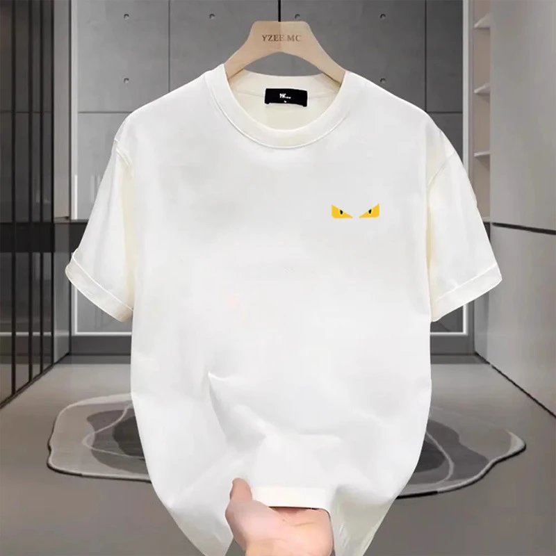 Design YZEE.MC Oversized Crewneck T-Shirt White T-Shirts - 14