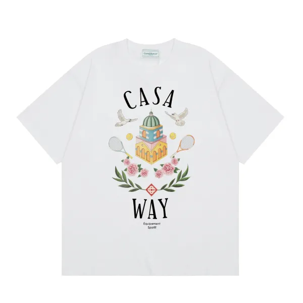 Casablanca Citrus Floral Print Oversized T-Shirt White - 8