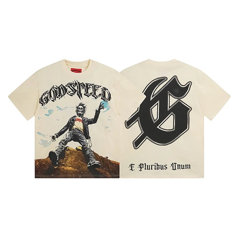 Godspeed Godspeed Graphic Print Beige T-Shirt
