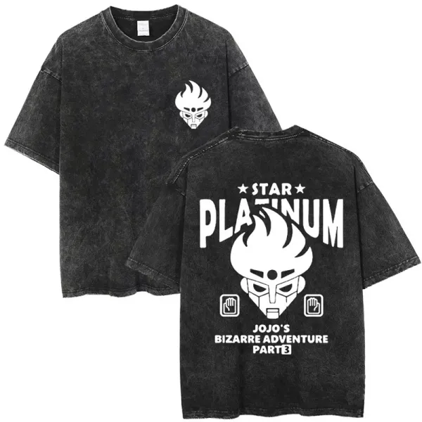 Design Star Platinum JoJo's Bizarre Adventure Part 8 T-Shirt - 1