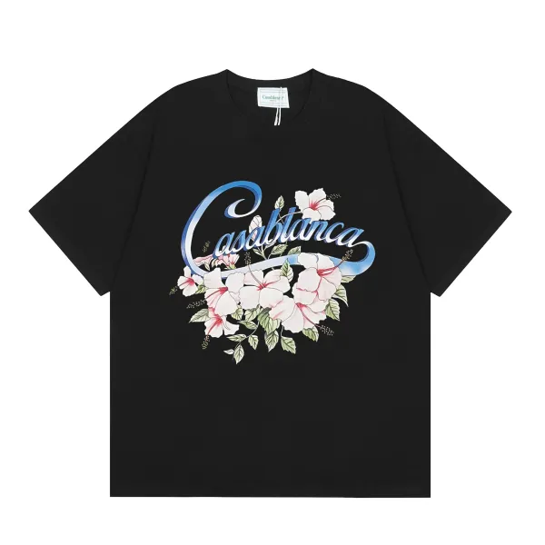 Casablanca Citrus Floral Print Oversized T-Shirt White - 11