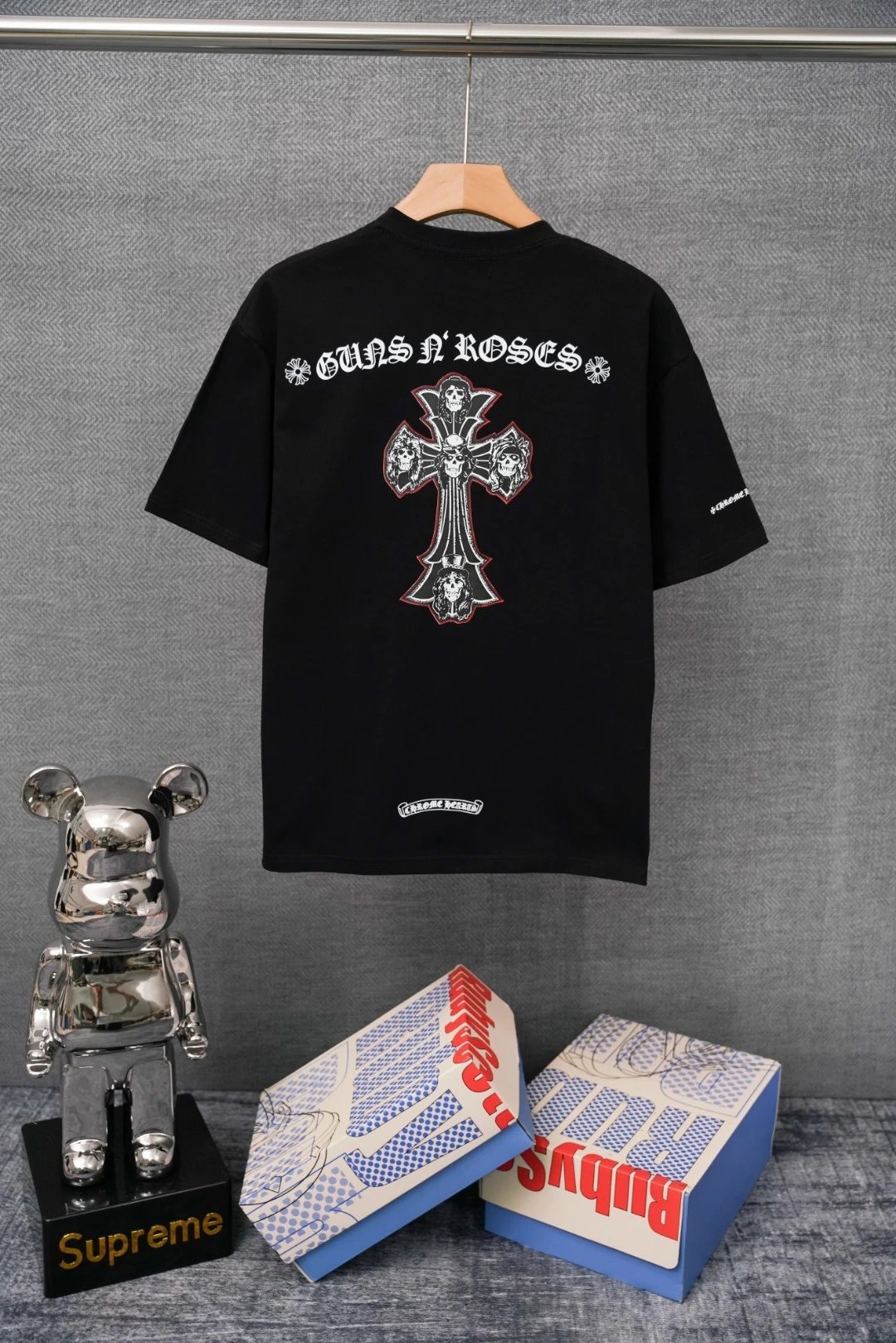 Chrome Hearts x Jesse Jo Stark Fire of Love Graphic T-Shirt White - 41
