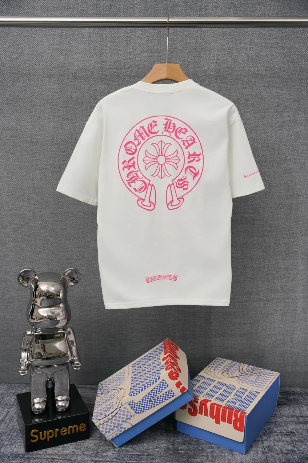 Chrome Hearts x Jesse Jo Stark Fire of Love Graphic T-Shirt White - 44