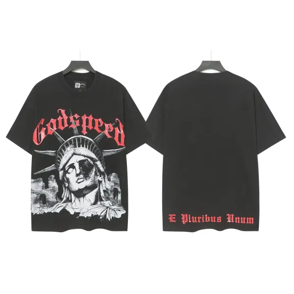 Godspeed Skeleton Graphic Black T-Shirt - 44