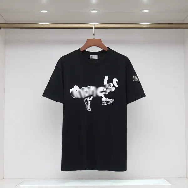Moncler Graphic Print T-Shirt Blue - 13