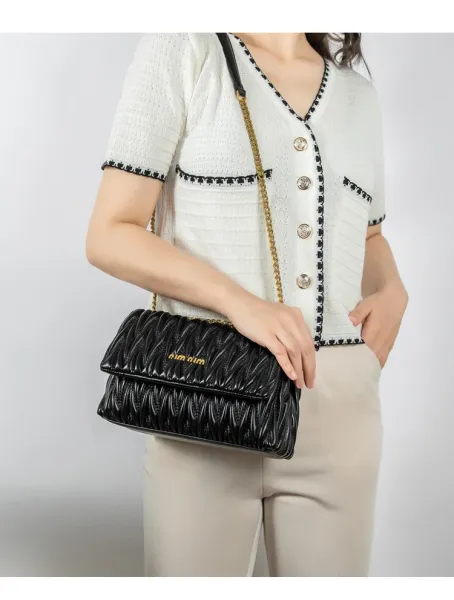 Miu Miu Matelassé Chain Shoulder Bag White - 10