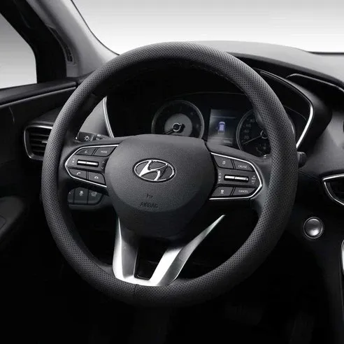Design Hyundai Steering Wheel Cover Black Electronics - 1
