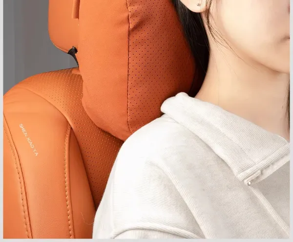 Design Car Headrest Pillow Sakura Pink Car Accessory Electronics - 17
