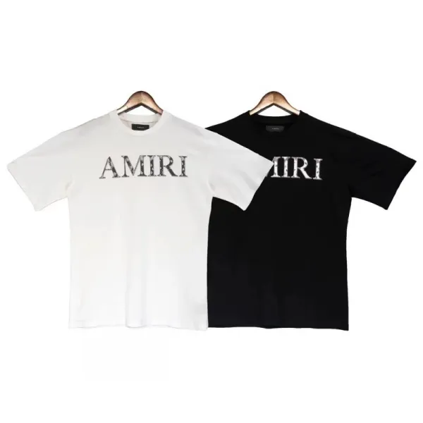 Amiri Tiger Logo Oversized Black T-Shirt - 21