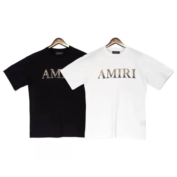 Amiri Tiger Logo Oversized Black T-Shirt - 24