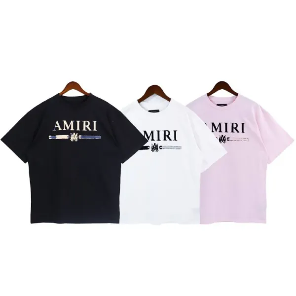Amiri Tiger Logo Oversized Black T-Shirt - 42
