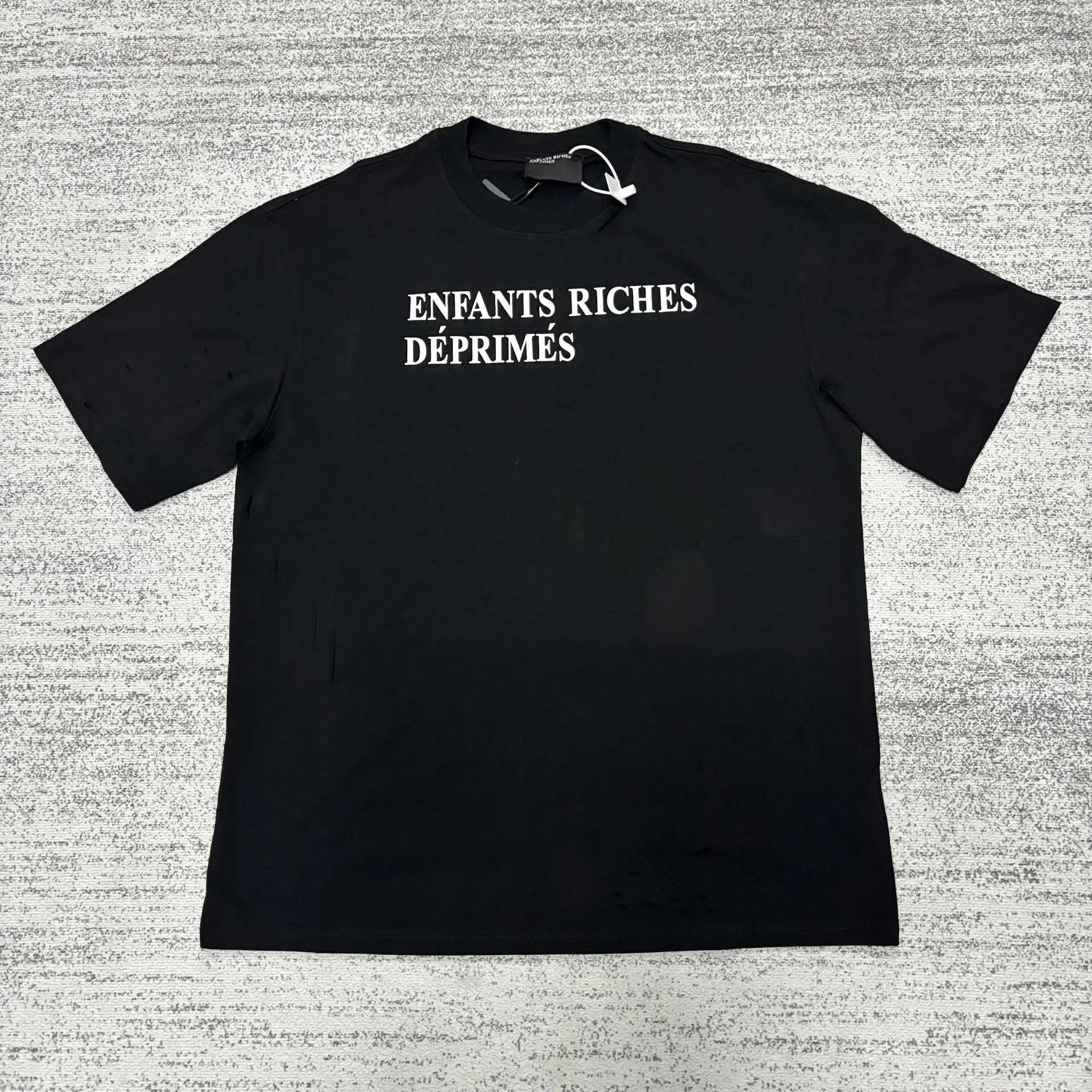 Enfants Riches Déprimés Distressed Graphic T-Shirt Black