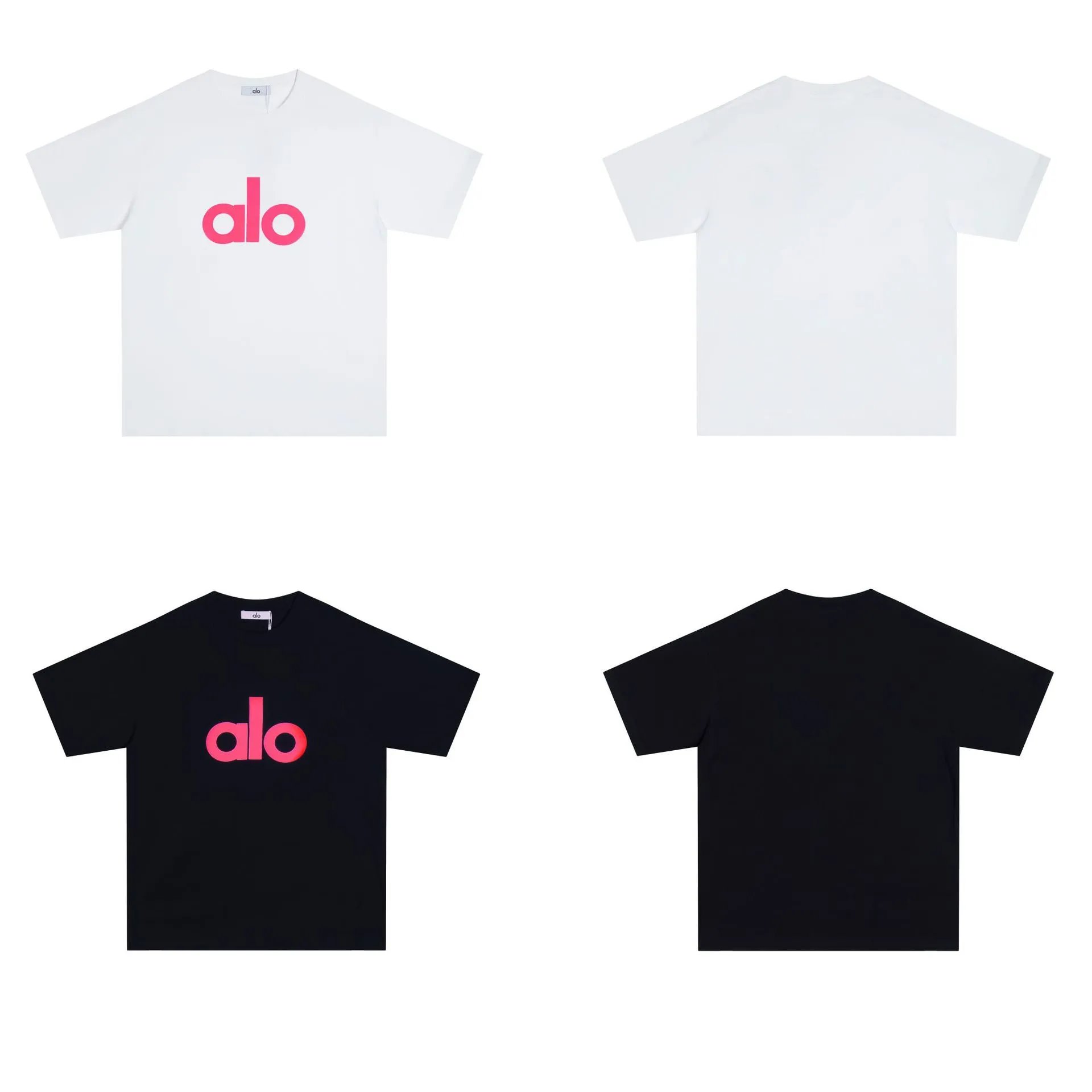 Alo Logo Graphic Black T-Shirt - 29
