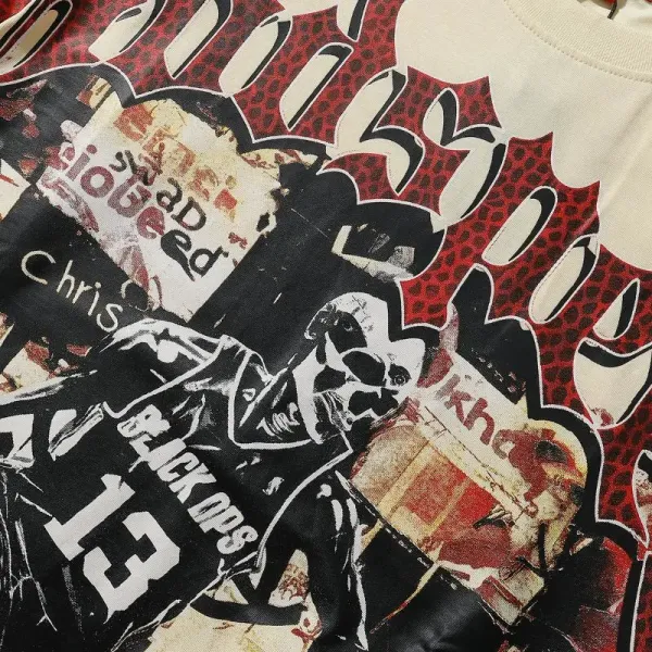 Godspeed Black Monday Newspaper Print T-Shirt - 4