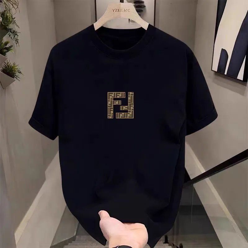 Fendi FF Logo Print Black T-Shirt - 6