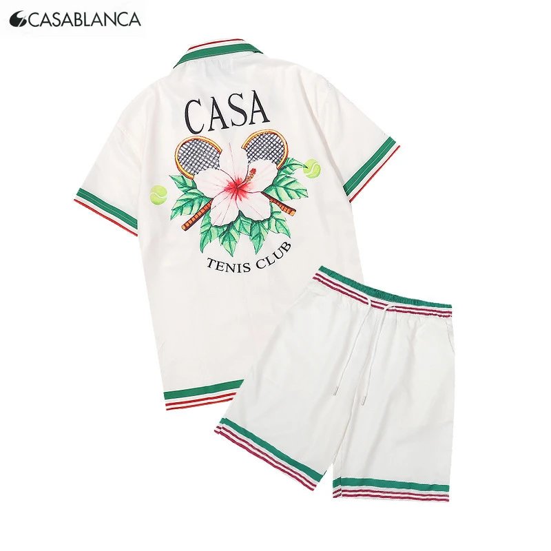 Casablanca Rabbit Print Polo White Polo Shirt - 11