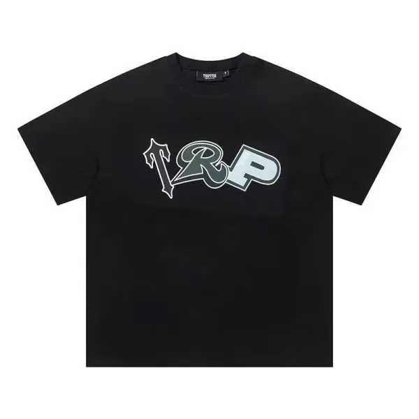 Trapstar Tra Star Blue Print White T-Shirt - 26