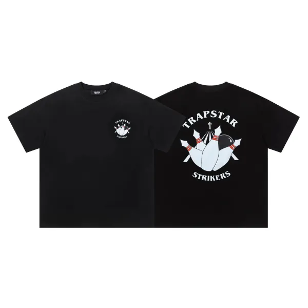 Trapstar Tra Star Blue Print White T-Shirt - 35