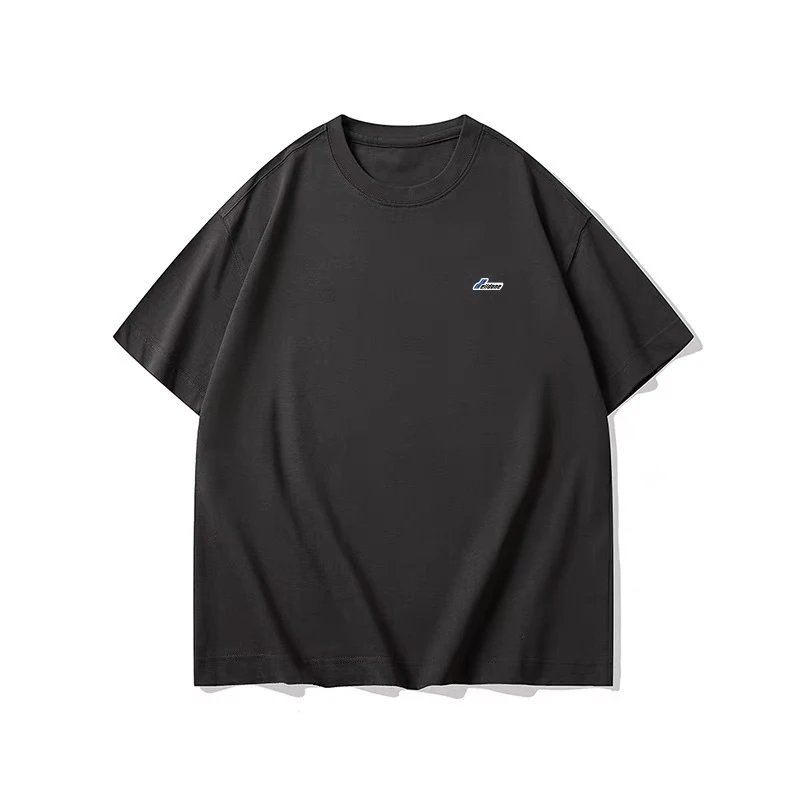 Design Weidone Repeat Logo Graphic T-Shirt Charcoal Gray T-Shirt T-Shirts - 17