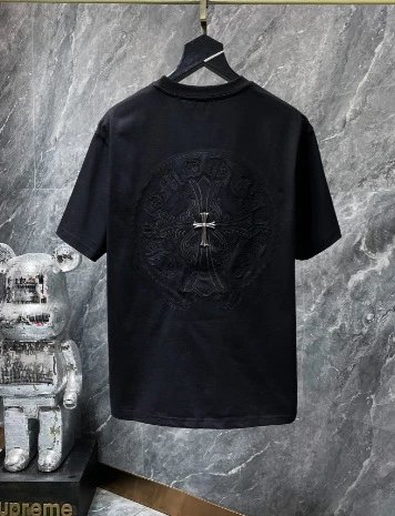 Chrome Hearts Multicolor Cross Flower Print T-Shirt - 35