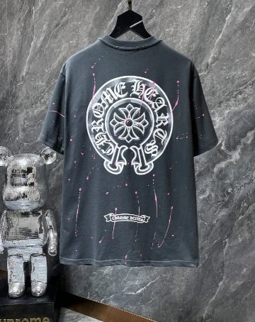 Chrome Hearts Multicolor Cross Flower Print T-Shirt - 40