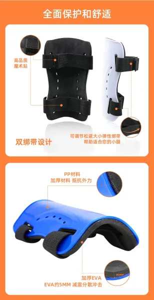 Design Shin Guard Black Protective Gear Activewear - 8