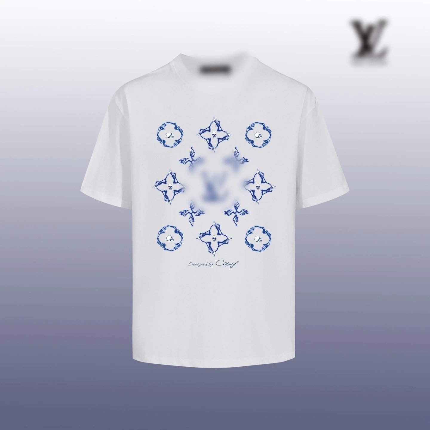Louis Vuitton Monogram Print Black T-Shirt - 7