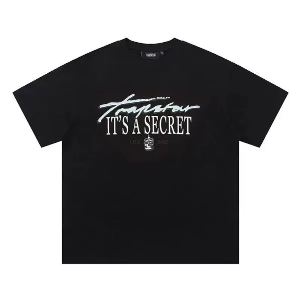 Trapstar Tra Star Blue Print White T-Shirt - 13