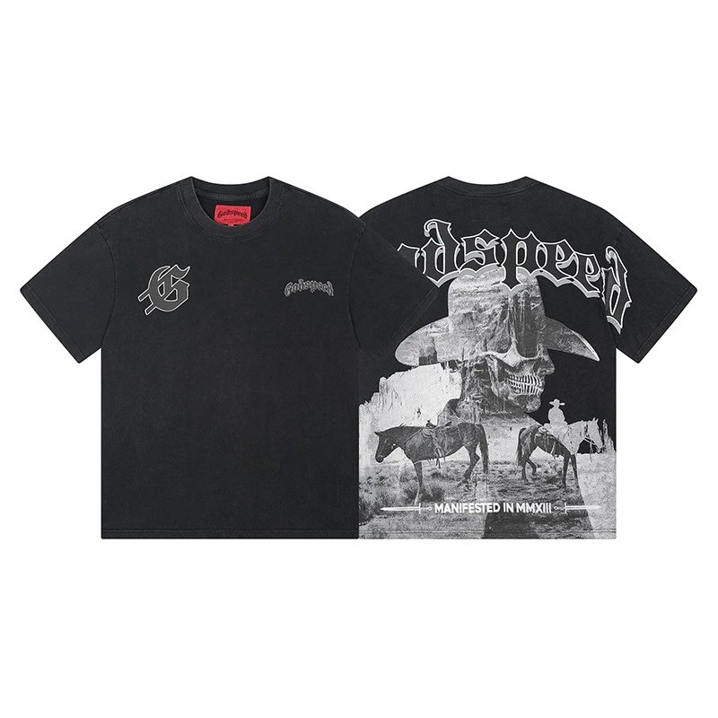 Godspeed Manifested In MMXIII Black Graphic T-Shirt - 7