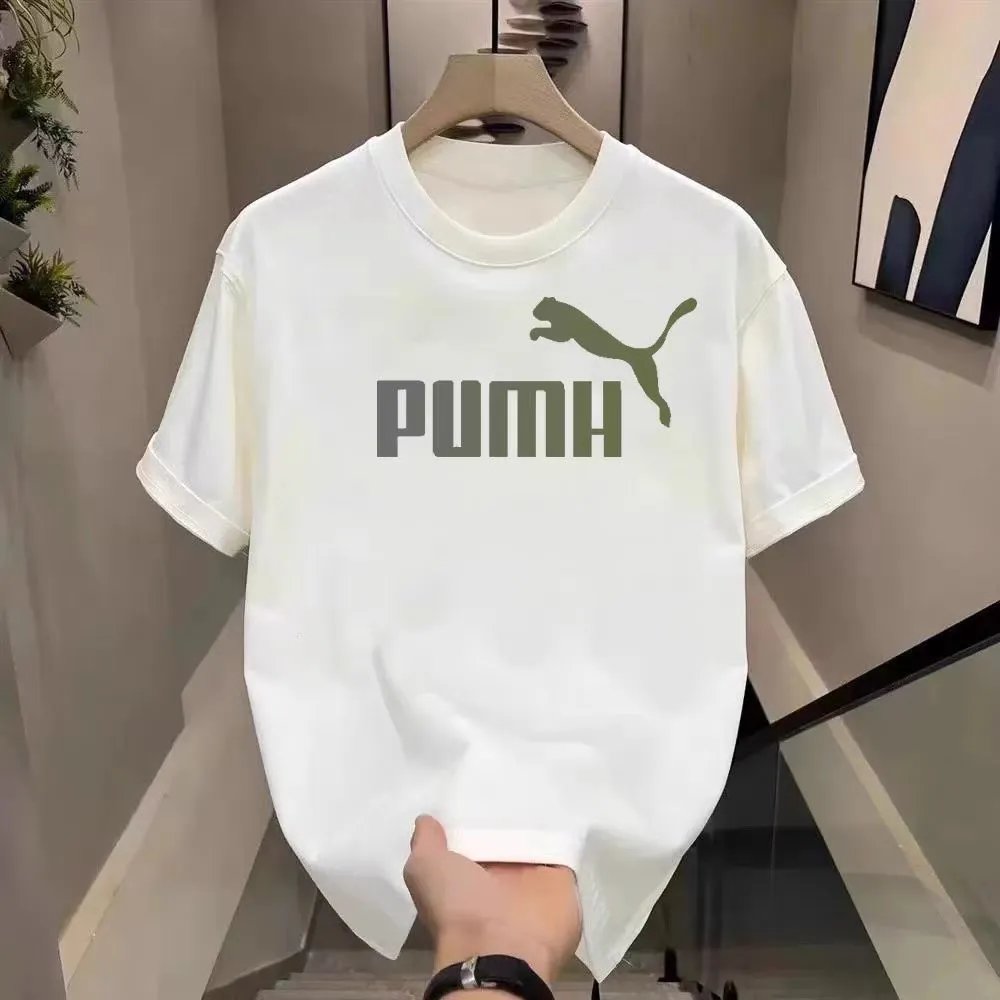 Puma Logo Graphic White T-Shirt - 4