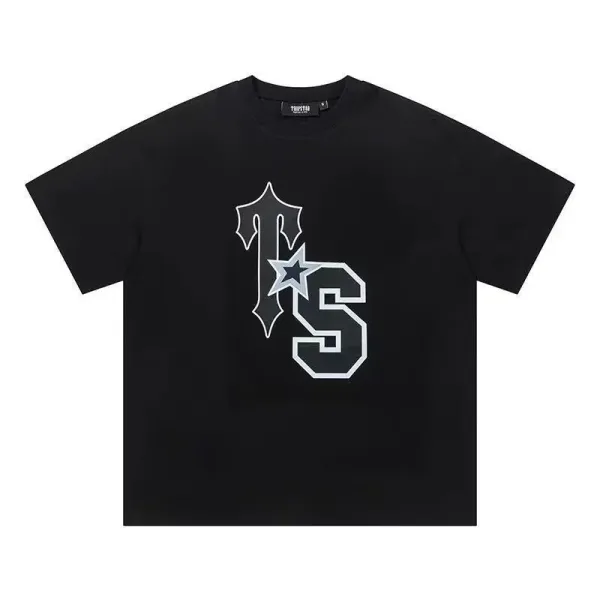 Trapstar Tra Star Blue Print White T-Shirt - 54
