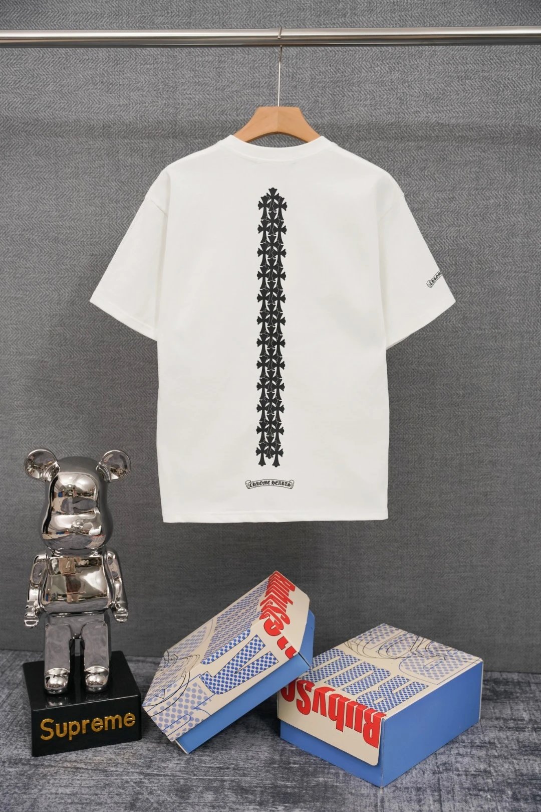 Chrome Hearts x Jesse Jo Stark Fire of Love Graphic T-Shirt White - 12