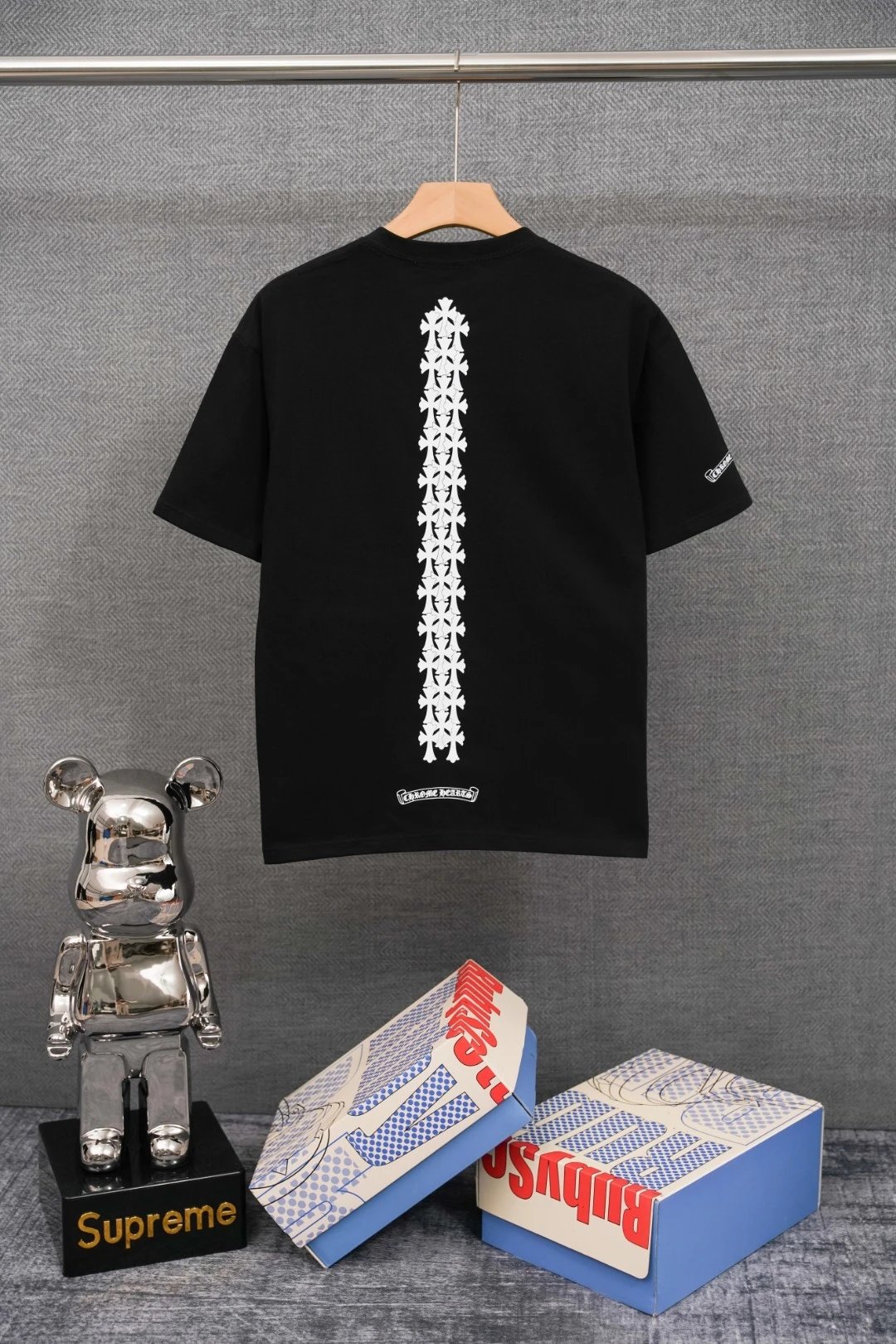 Chrome Hearts x Jesse Jo Stark Fire of Love Graphic T-Shirt White - 13