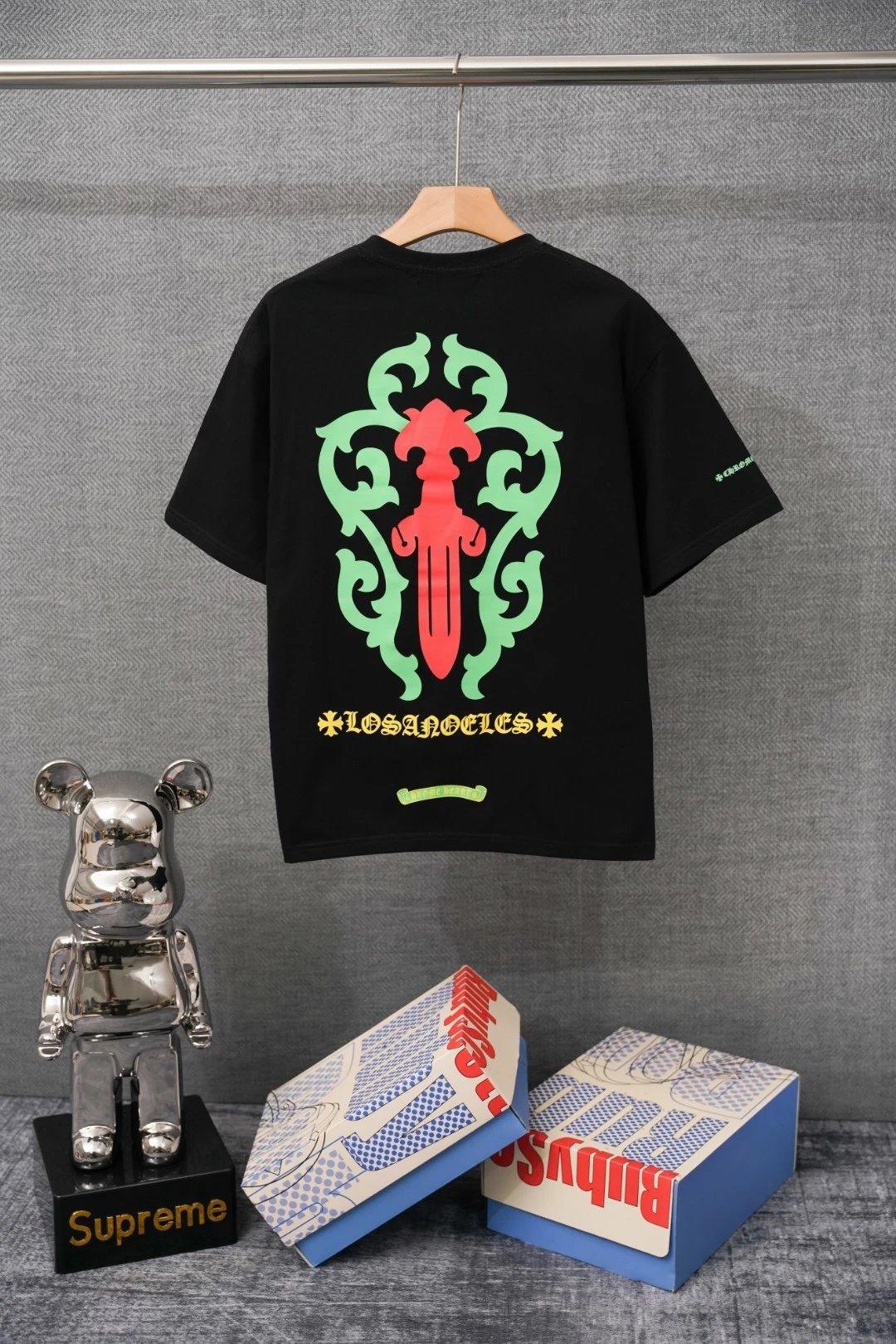 Chrome Hearts x Jesse Jo Stark Fire of Love Graphic T-Shirt White - 31