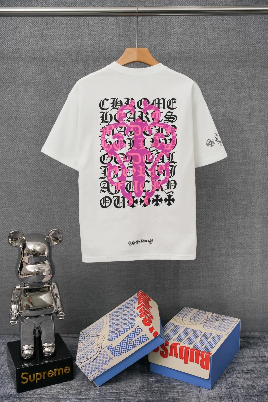 Chrome Hearts x Jesse Jo Stark Fire of Love Graphic T-Shirt White - 39