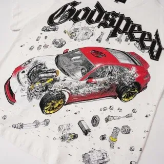 Godspeed Godspeed Graphic Print Black T-Shirt - 16