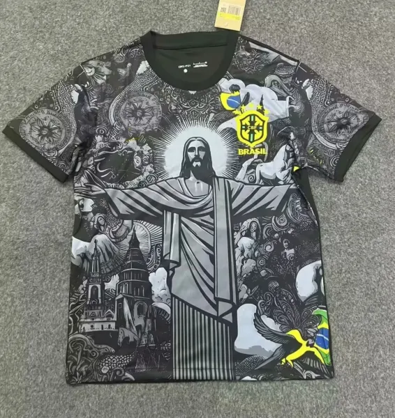 CBF Brazil Christ the Redeemer Graphic T-Shirt - 1