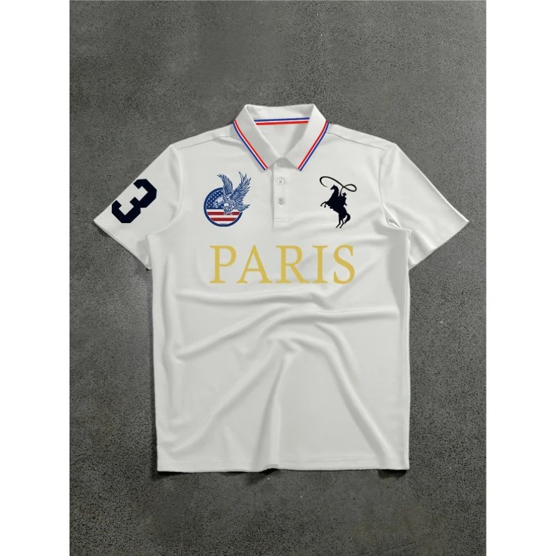 Polo Ralph Lauren Paris Edition White Polo Shirt