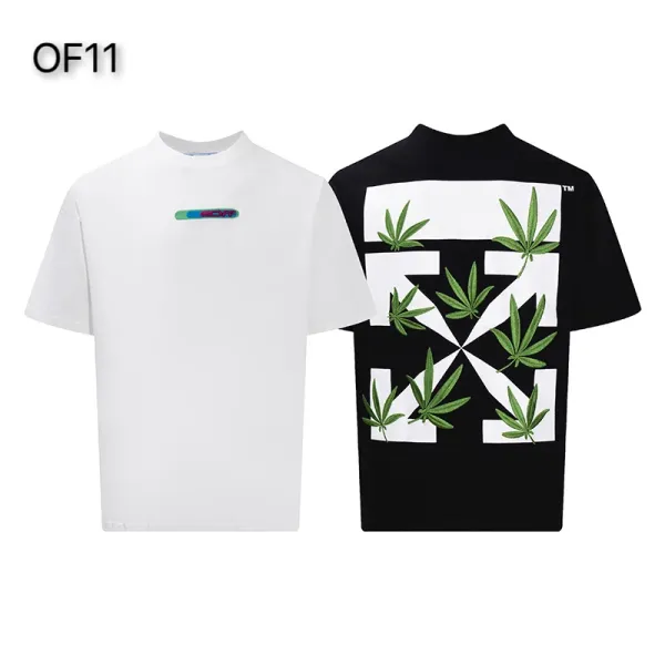 Off-White Mona Lisa Tape Print T-Shirt White and Black - 13