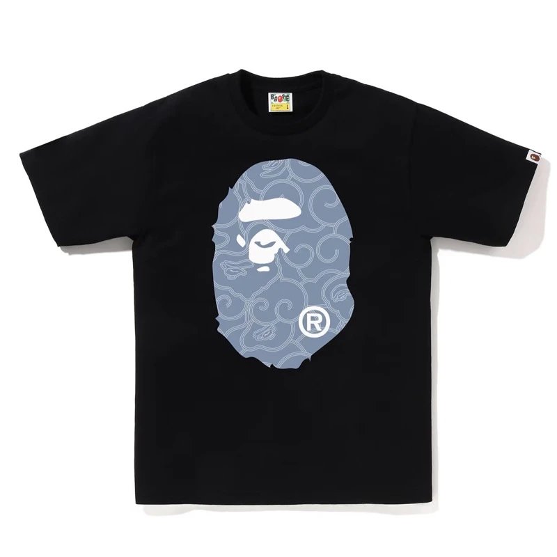 A Bathing Ape Classic Ape Head Graphic White T-Shirt - 6
