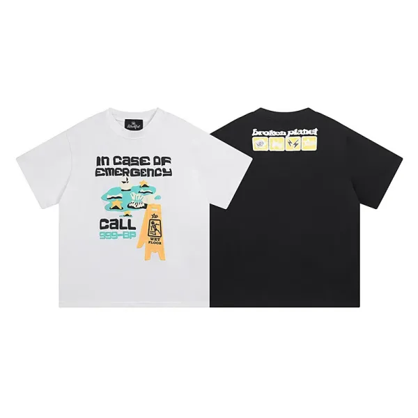 Broken Planet Broken Planet Graphic Print White T-Shirt - 16
