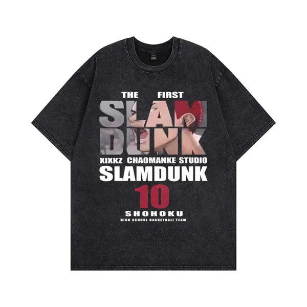Design Slam Dunk x XIXKZ Chaomanke Studio The First Slam Dunk 10 T-Shirt T-Shirts - 1